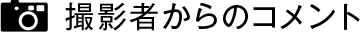 撮影者からのコメント