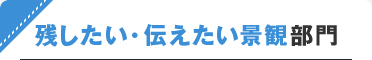 残したい・伝えたい景観部門