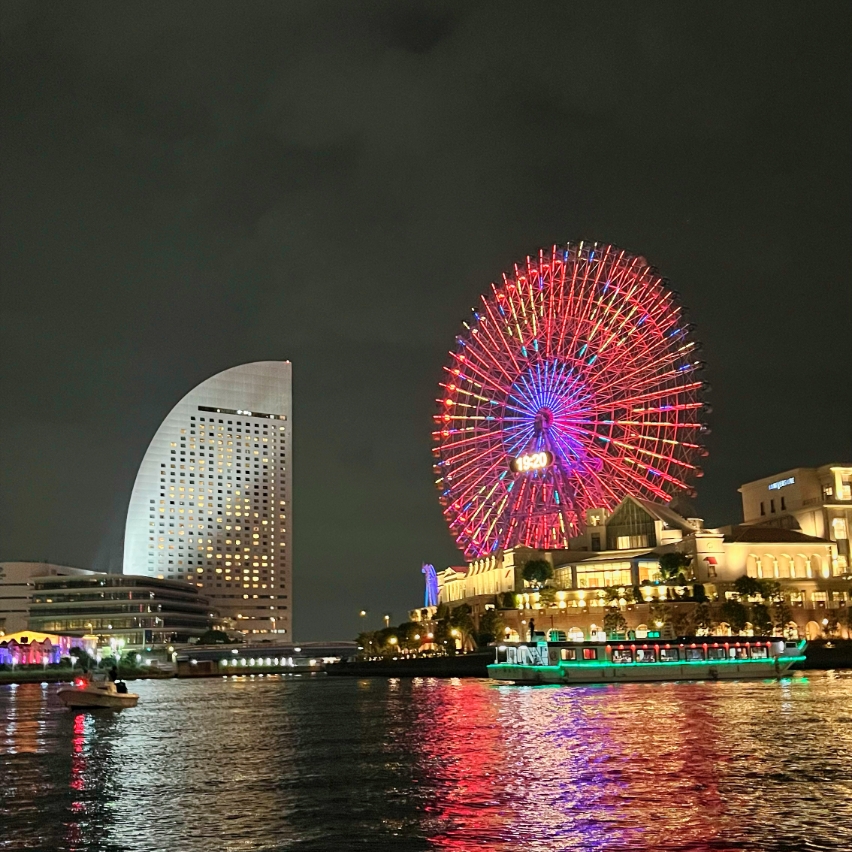03.横浜の夜景も楽しむ75分間