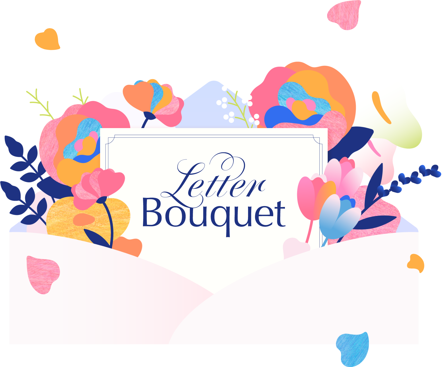 記念日に伝えたい想いから、 花束をつくります。 Letter Bouquet