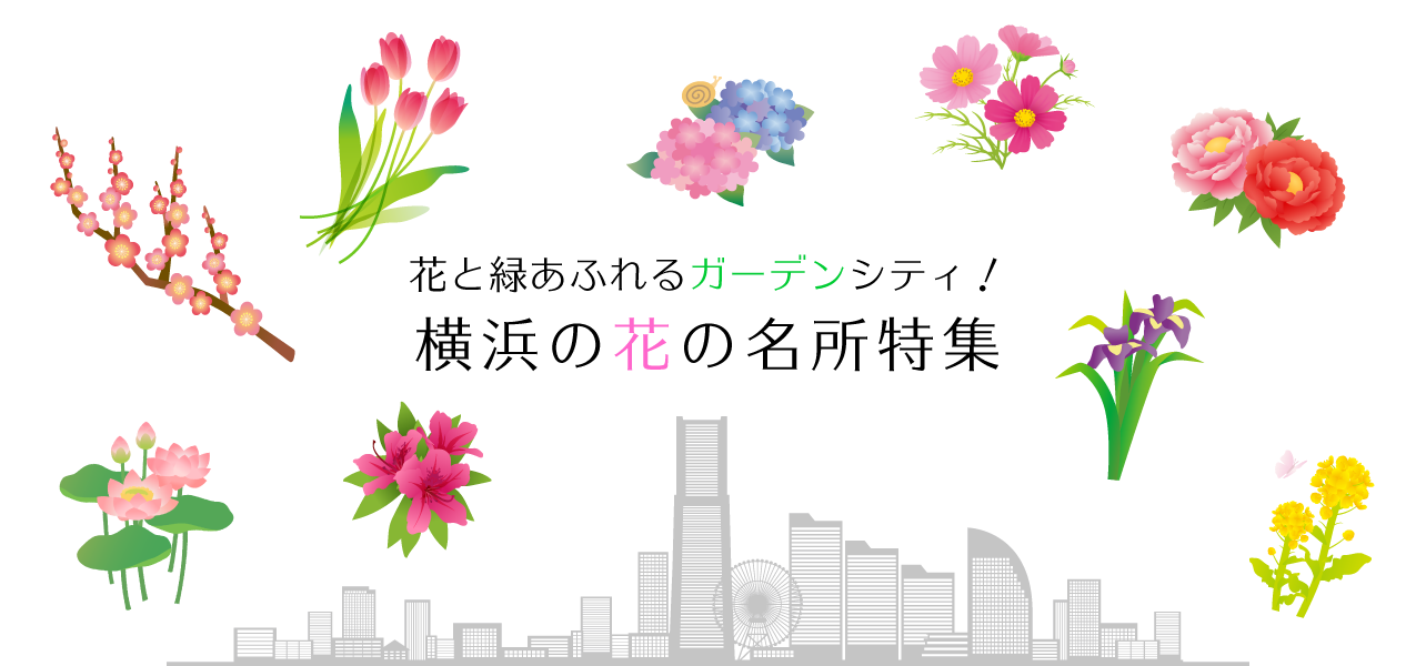 花と緑あふれるガーデンシティ！　横浜の花の名所特集