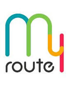 スマートフォンアプリ「my route」