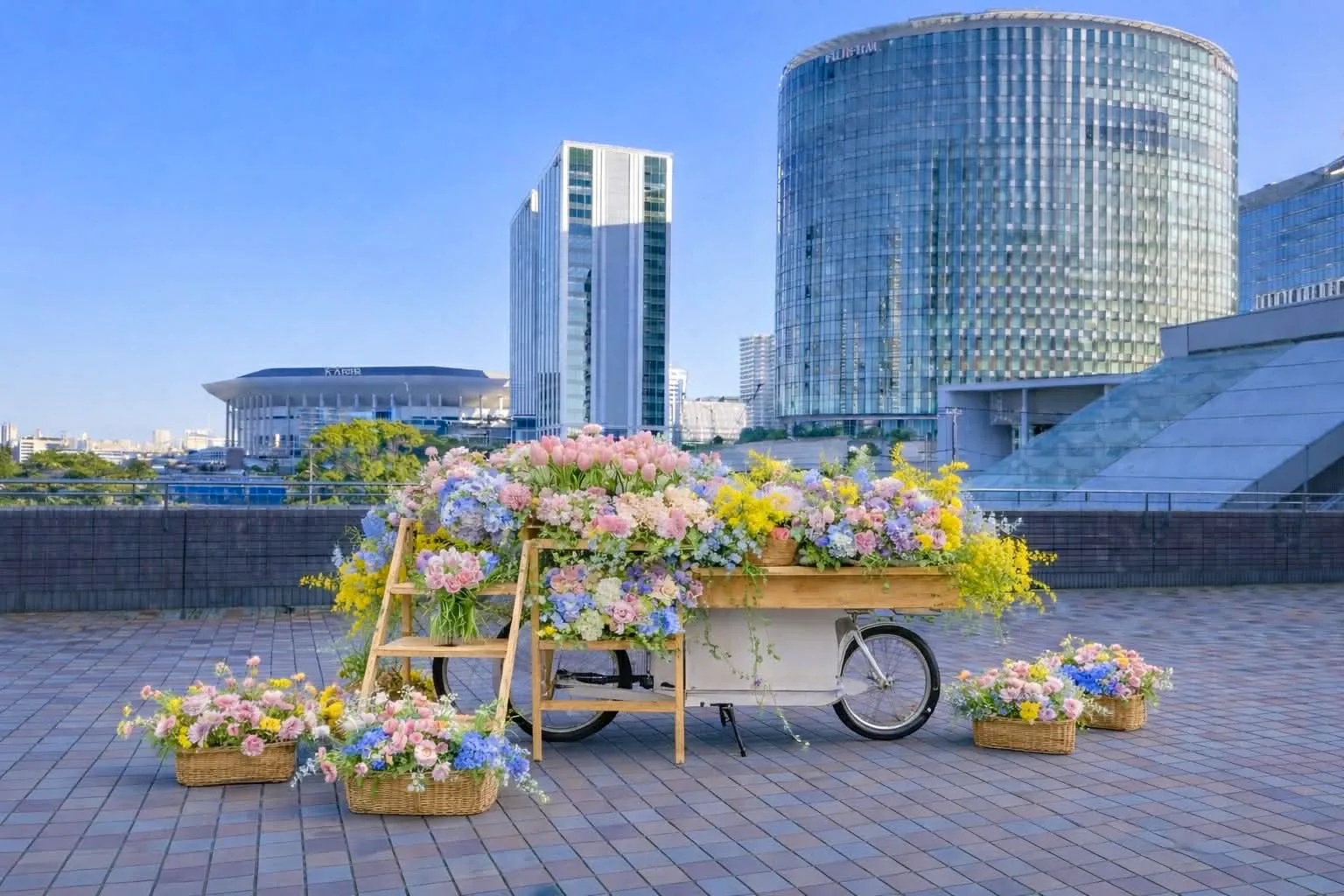 横浜駅東口エリア フラワースポットイメージ