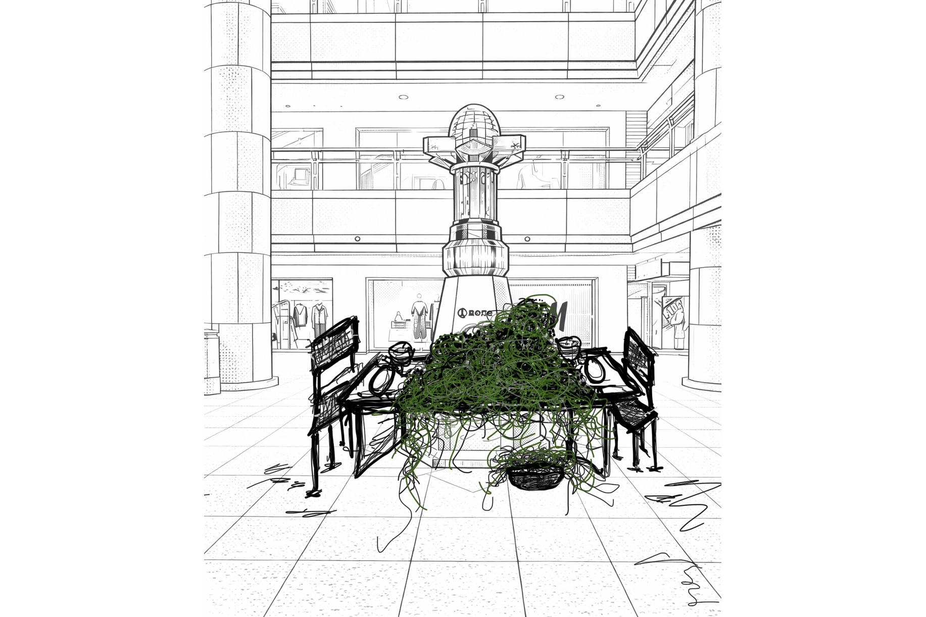 ランドマークプラザ3階 フラワースポットイメージ