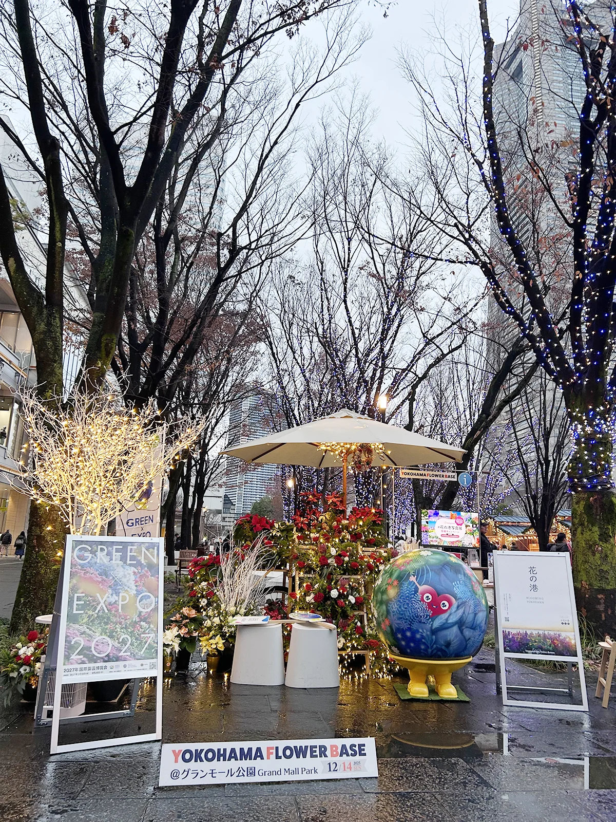 Flowers by SHOWCASE ＠みなとみらい Christmas Market 2025