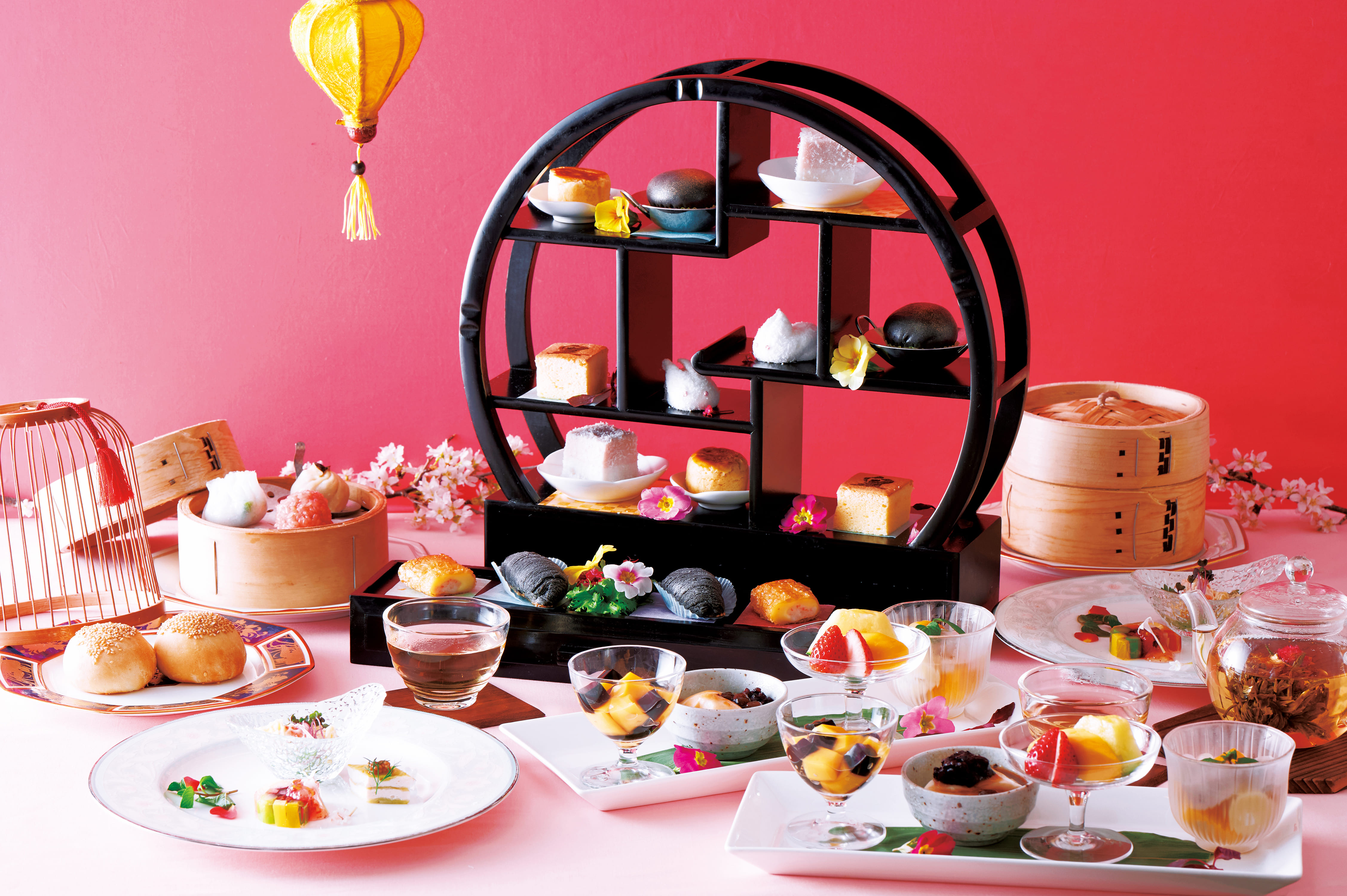 ランドマークアフタヌーンティーセット“OHANAMI”