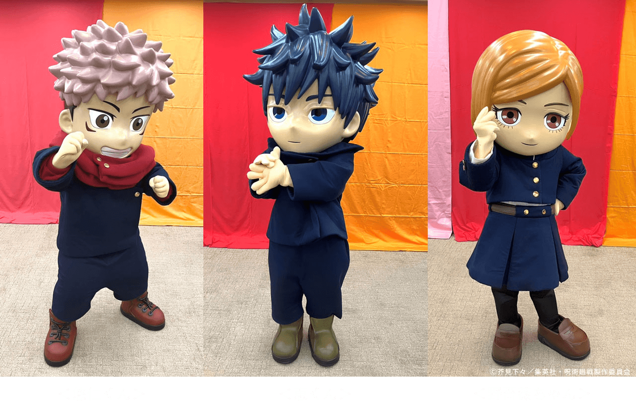 呪術高専1年ズキャラクターグリーティングイメージ