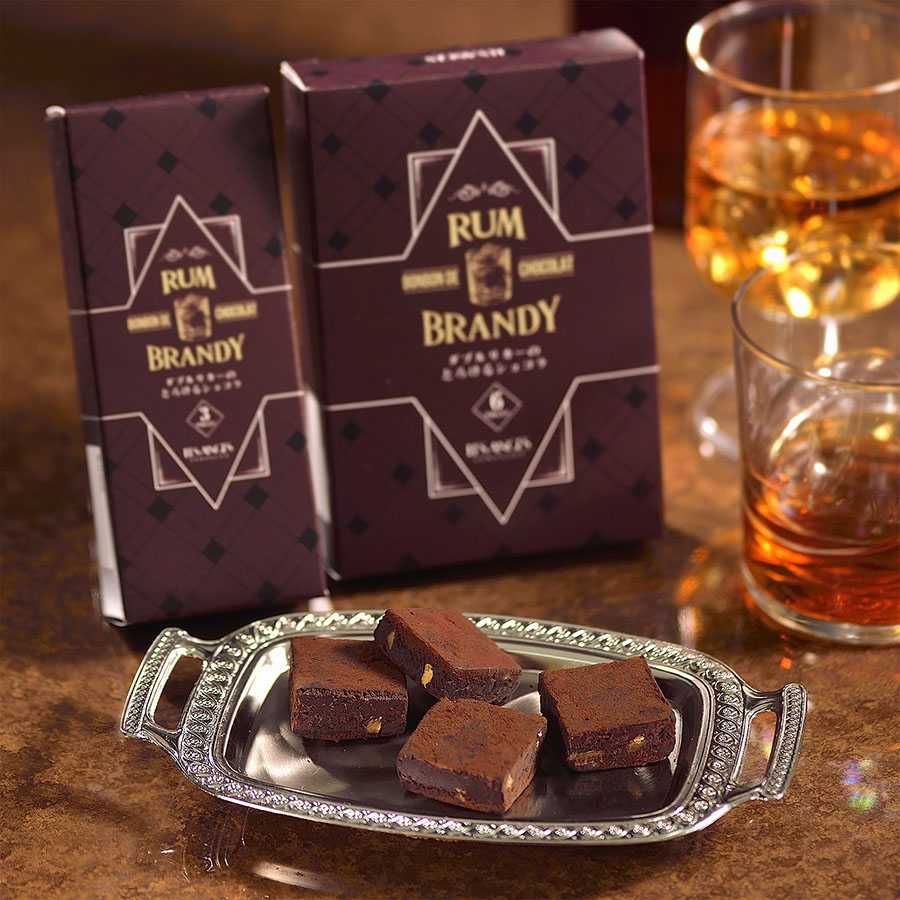 レ・ザンジュ「ダブルリカーのとろけるショコラ」