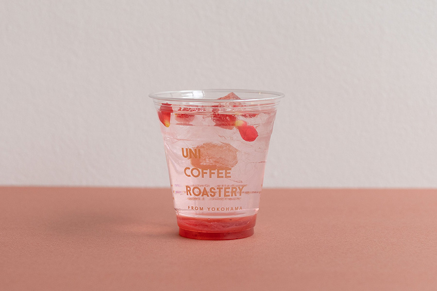 MARK IS みなとみらいUNI COFFEE ROASTERY　ローズストロベリーティー(HOT/ICED)