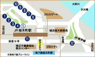主要なバス停 横浜市内の交通機関 公式 横浜市観光情報サイト Yokohama Official Visitors Guide