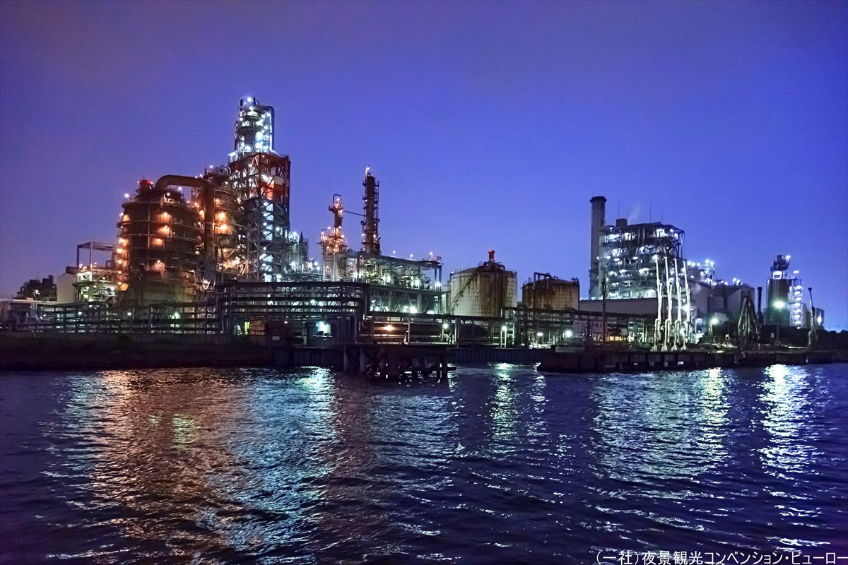 工場夜景